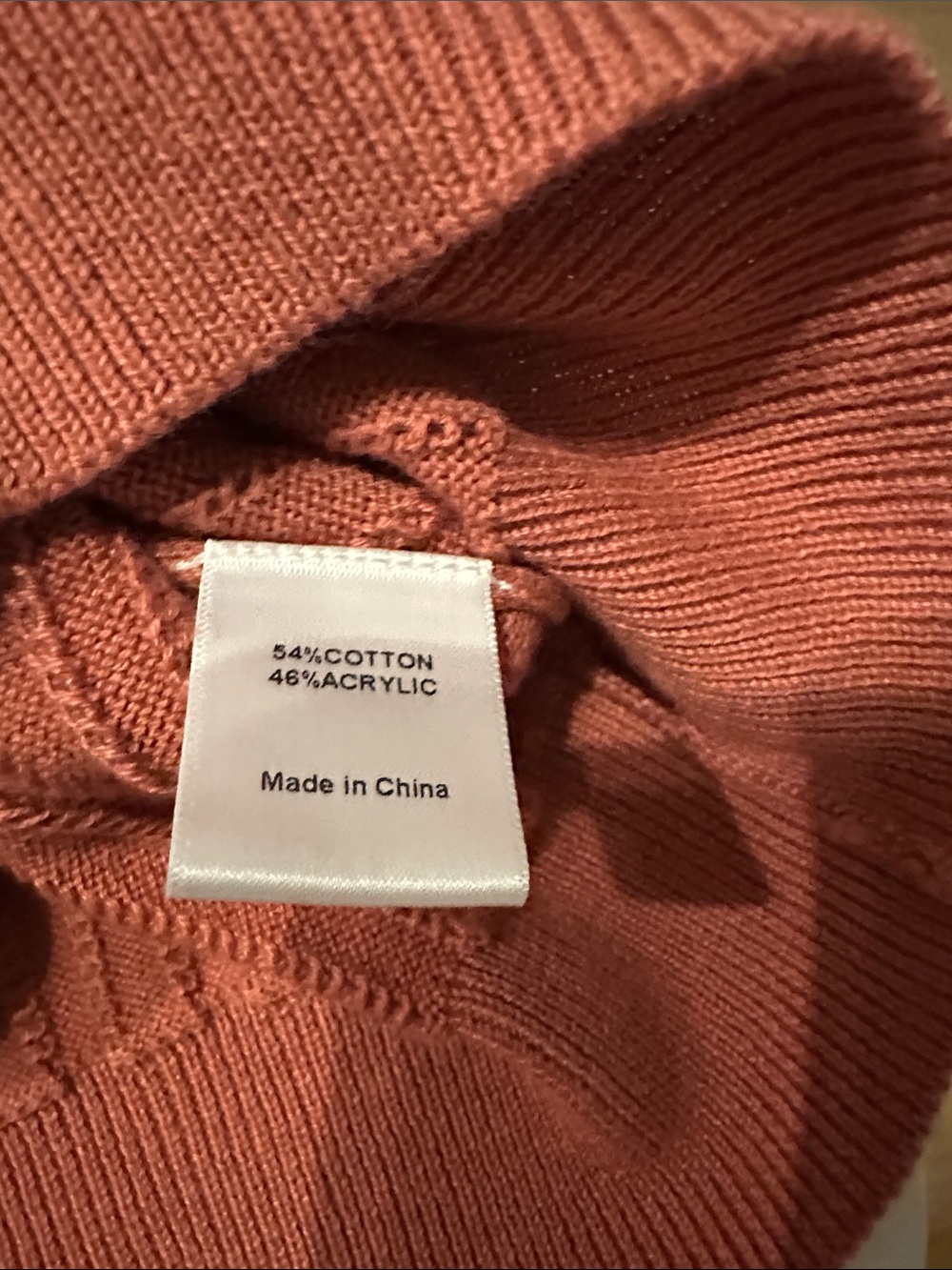 Evereve Rust Ribbed Scoop Neck Pullover - Picture 4 of 4
